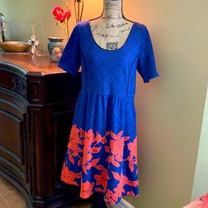 Anthropologie Blushed Blooms Dress Size L
